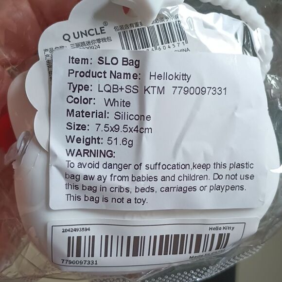 Hello Kitty silicone, change purse ear pod case headphone holder - Picture 3 of 3